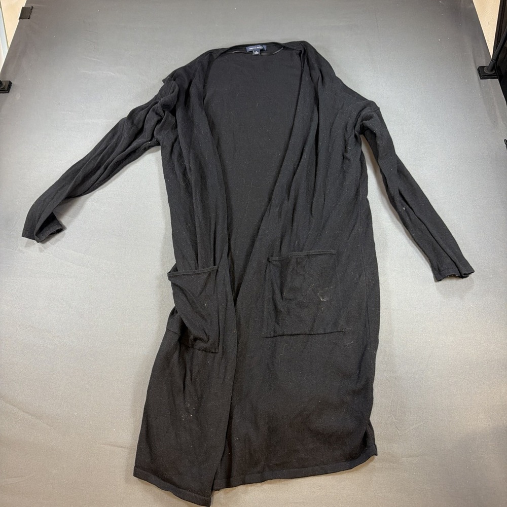 Tommy Hilfiger Black long-sleeve open-front cardigan Xl